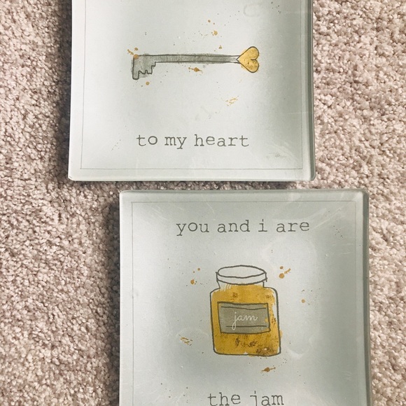 Beautiful jewelry and key trays set of 2 - Picture 4 of 4